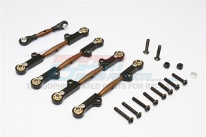 GPM YT160S SPRING STEEL COMPLETED ANTI-THREAD  TIE ROD WITH ALUMINIUM ENDS 1/10 AXIAL YETI ROCK RACER - YT160S-BK