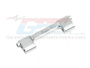 GPM LMTM007 Aluminum 7075 Center Top Crossbar LOS211047 For LOSI 1/18 Mini LMT 4X4 Monster LOS01026 - SILVER - LMTM007-S