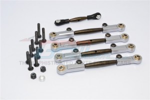 GPM YT160S SPRING STEEL COMPLETED ANTI-THREAD  TIE ROD WITH ALUMINIUM ENDS 1/10 AXIAL YETI ROCK RACER - YT160S-GS