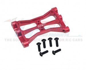 GPM TRX4015RN Aluminum 7075 Rear Chassis Crossmember 8239 For 1/10 TRAXXAS TRX-4 TRX-6 RC CRAWLER - RED - TRX4015RN-R