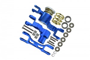GPM TXM048N ALUMINIUM STEERING ASSEMBLY  FOR 6S TRAXXAS XMAXX 6S - Blue - TXM048N-B