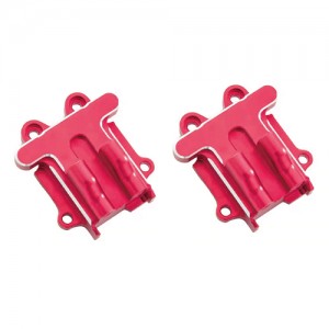 Aluminum Diff Cover Set ARA320749 For ARRMA 1/18 GRANITE GROM MEGA 380 4X4 Monster ARA2102 - RED - RS-ARA320749/R