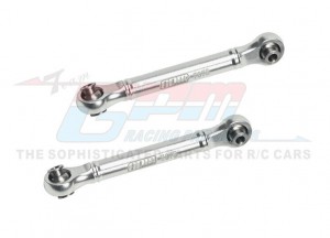 GPM MAM4162 Aluminum 7075 Front Steering Link Rod ARA330801 FOR ARRMA 1/8 Mojave 4S BLX ARA330801 - SILVER - MAM4162/S