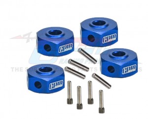 GPM LMTM010 Aluminum 7075 Hex Adapters 12mm LOS212050 For LOSI 1/18 Mini LMT Monster LOS01026 - LMTM010-B