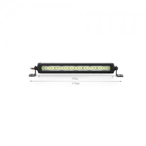 Metal LED Light Bar Roof Lamp For 1/10 1/8 AXIAL SCX10 WRAITH RR10 TRAXXAS TRX-4 Crawler Truck - 95mm - AS-LED095