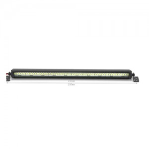 Metal LED Light Bar Roof Lamp For 1/10 1/8 AXIAL SCX10 WRAITH RR10 TRAXXAS TRX-4 Crawler Truck - 215mm - AS-LED215