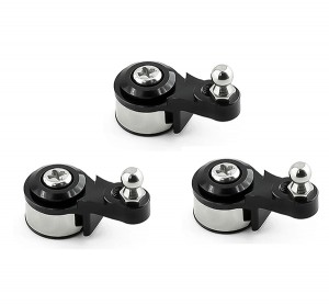 Aluminum Servo Horn W/ Build-in Spring Set 5669 For TRAXXAS 1/10 RC TRX-4 TRX-6 Crawler Truck - TRX-5669/BK