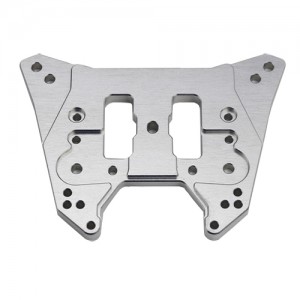 Aluminum 7075 Rear Shock Tower ARA320759 For RC ARRMA 1/8 KRATON 6S V5 4X4 BLX TRUCK - SILVER - RS-ARA320759/SI