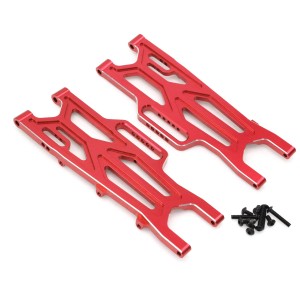 Aluminum Rear Suspension Arms ARA330710  For ARRMA 1/10 KRATON / OUTCAST 4X4 4S V2 BLX TRUCK - RED - RS-ARA330710