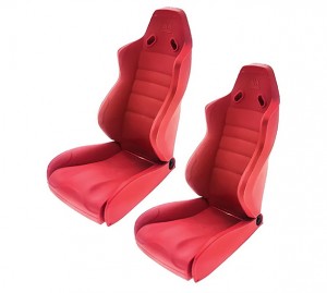 Universal Foldable Driver Seat Set - 2pcs Type A For 1/10 RC Crawler Truck Axial SCX-10 WRAITH RR10 TRAXXAS TRX-4 - AS-DST01/RE