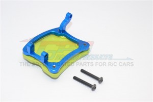 GPM YT168R ALUMINIUM PLASTIC REAR AXLE PROTECTOR MOUNT FOR AXLE HOUSING 1/10 RC AXIAL YETI ROCK RACER - Blue - YT168R-B
