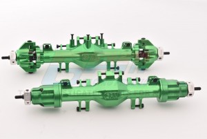 GPM Aluminum 7075 Front & Rear Axle Housing Kit For RC LOSI 1/18 Mini LMT Monster - LMTM1213-G