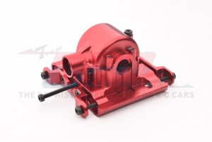 GPM LMTM039 Aluminum 7075 Center Gear Box Housing W/ Covers LOS212037 FOR LOSI 1/18 Mini LMT LOS01026T2 LOS01026T1 - RED - LMTM039-R