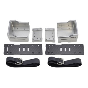Aluminum 7075 Extend Battery Tray With Strap LOS251098  LOS251048 For LOSI 1/5 DBXL-E 2.0 4X4 Desert Buggy LOS05020V2T1 - RS- LOS251098/SI