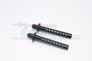 GPM YT201F ALUMINIUM FRONT BODY POST AXIAL 1/10 YETI ROCK RACER - Black - YT201F-BK