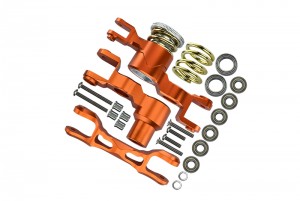 GPM TXM048N ALUMINIUM STEERING ASSEMBLY  FOR 6S TRAXXAS XMAXX 6S - Orange - TXM048N-OR