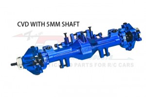 GPM LMTM012KIT ALUMINUM 7075 QUICK RELEASE FRONT AXLE HOUSING KIT For LOSI 1/18 Mini LMT Monster LOS01026 - BLUE - LMTM012KIT-B