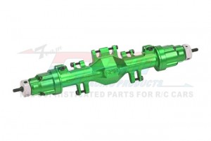 GPM LMTM013KIT ALUMINUM 7075 QUICK RELEASE REAR AXLE HOUSING KIT LOS212035 For LOSI 1/18 Mini LMT Monster LOS01026 - GREEN - LMTM013KIT-G