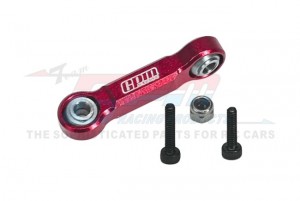 GPM LMTM162 ALUMINUM 7075 STEERING DRAG LINK LOS211051 FOR LOSI 1/18 Mini LMT 4X4 Brushed Monster Truck LOS01026 - RED - LMTM162-R