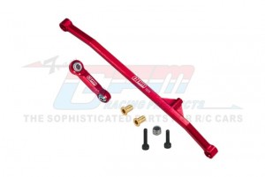 GPM LMTM612 ALUMINUM 7075 STEERING TIE ROD & DRAG LINK LOS211051 FOR LOSI 1/18 Mini LMT 4X4 Brushed Monster Truck LOS01026 - RED - LMTM612-R