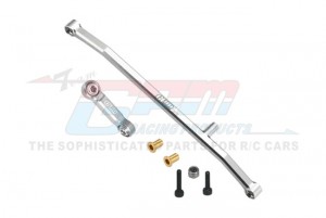 GPM LMTM612 ALUMINUM 7075 STEERING TIE ROD & DRAG LINK LOS211051 FOR LOSI 1/18 Mini LMT 4X4 Brushed Monster Truck LOS01026 - SILVER - LMTM612-S