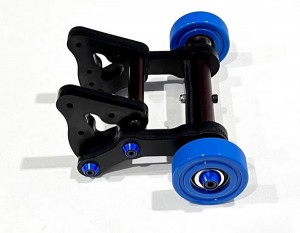 Nylon Rear Adjustable Wheelie Bar ARA320758 For ARRMA 1/8 KRATON / OUTCAST / TYPHON 8S BLX - BLUE - RS-ARA320758/BU