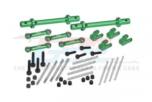 GPM LMTM312FR ALUMINUM 7075 FRONT & REAR SWAY BAR SET LOS214042 FOR LOSI 1/18 Mini LMT 4X4 Brushed Monster LOS01026 - LMTM312FR-G