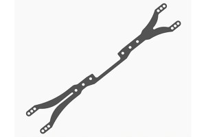 3RACING SAK-CM116 FRP Upper Deck For 1/10 Cero M-Chassis FWD RC Car - SAK-CM116