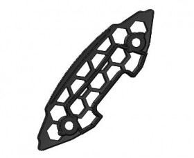 3RACING SAK-CM123A TPU Bumper For 1/10 Cero M-Chassis Car - SAK-CM123A