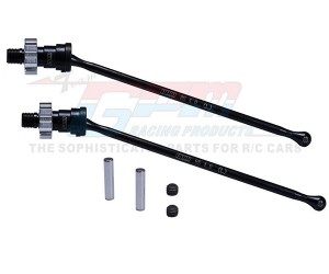 GPM Steel Front / Rear Driveshaft & 7075 Alloy Hex 7768 7896 For TRAXXAS 1/6 XRT 8S 1/5 X-MAXX WideMaxx 8S MONSTER - SILVER - XRT190-S