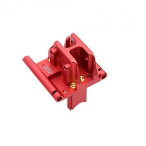 Aluminum 7075 Centre Diff Gear Cover ARA311188 For 1/8 ARRMA KRATON 6S BLX 4X4 EXB Monster ARA8708T1 - RED - RS-ARA311188/RE