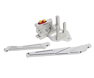 Aluminum 7075 One Piece Front & Rear Brace W/ Sliding Motor Mount ARA320468 ARA320756 ARA320756 For 1/8 ARRMA KRATON 6S BLX 4X4 EXB ARA8708T1 - RS-ARA32075456