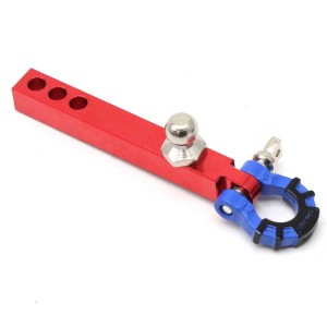 Metal Rear Bumper Tow Trailer Hook Hitch Red For 1/10 RC TRAXXAS TRX-4 / AXIAL SCX10 CRAWLER TRUCK - BLUE - RS-BTH01/BU