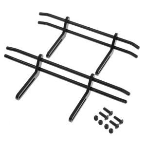 Metal Front And Rear Bumper Set For 1/10 TRAXXAS TRX-4 / AXIAL RACING SCX-10 CRAWLER TRUCK - TRX4-09FR/BK