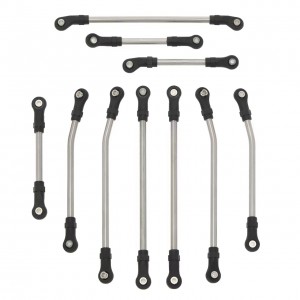 Stainless Steel Full Tie Rod Set 324mm Wheelbase For 1/10 Traxxas TRX-4 RC Crawler - TRX4-324