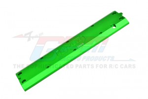 GPM TS016 ALLOY 7075 CENTER SKID PLATE 10245 TRAXXAS 1/8 6S MAXX SLASH MONSTER TRUCK 102076-4 - GREEN - TS016-G