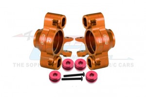 GPM 7075 ALLOY FRONT AXLE CARRIERS 8635 FOR TRAXXAS 1/10 E-REVO VXL MONSTER 86086-4 - ORANGE - ER2021N-OR