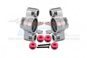 GPM 7075 ALLOY FRONT AXLE CARRIERS 8635 FOR TRAXXAS 1/10 E-REVO VXL MONSTER 86086-4 - SILVER - ER2021N-S