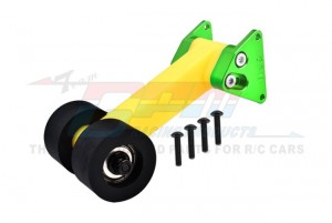GPM MGO040R REAR WING MOUNT WITH WHEELIE SET For ARRMA 1/10 GORGON 4X2 MEGA 550 BRUSHED MONSTER ARA3230ST1/T2 - GREEN - MGO040R-G