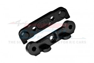 GPM MT2008 7075 ALLOY FRONT HINGE PIN BRACE SET TKR9561 For TEKNO 1/10 MT410 2.0 TKR9501  / 1/10 SCT410 2.0 TKR9500 - BLACK - MT2008-BK