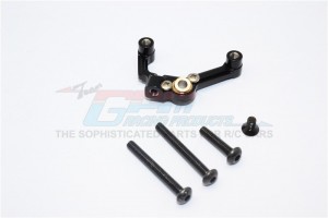 GPM SCX012A ALUMINIUM SOLID AXLE MOUNT 1/10 AXIAL RACING SCX10 - Black - SCX012A-BK