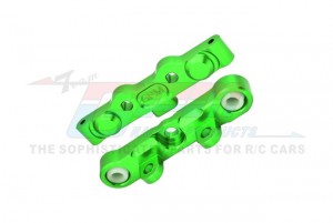 GPM MT2009 7075 ALLOY REAR HINGE PIN BRACE SET TKR9561 For TEKNO 1/10 MT410 2.0 / SCT410 2.0 4X4 Truck - GREEN - MT2009-B-G