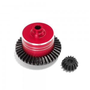 Aluminum Ball Diff Case With Steel Ring propeller Gear For TAMIYA 1/10 TT02 TT02B XV02 - RED - RS-XV20112100A/RE