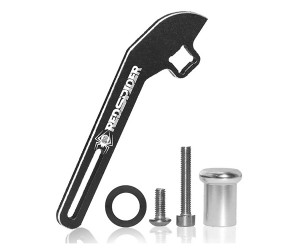 Aluminum One-handed Control Transmitter Steering Wheel Trigger For FLYSKY NB4 NB4 PRO TX - NB4-03/BK