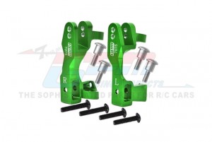 ALUMINUM 7075 FRONT C-HUB BLOCK 6832 FOR 1/10 TRAXXAS SLASH 4X4 RUSTLER STAMPEDE RC TRUCK - GREEN - SLA019N-G