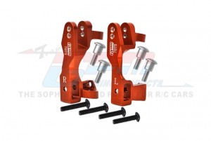 ALUMINUM 7075 FRONT C-HUB BLOCK 6832 FOR 1/10 TRAXXAS SLASH 4X4 RUSTLER STAMPEDE RC TRUCK - SLA019N-OR