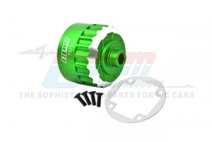 GPM SB011N 7075 ALLOY FRONT / CENTER / REAR DIFF HOUSING LOS252069 LOS257006 TEAM LOSI 1/6 SUPER BAJA REY 4X4 LOS05013 / SUPER BAJA REY 2.0 LOS05021 - GREEN - SB011N-G