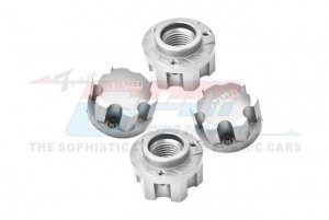 GPM XRT005 7075 PRO-LINE TIRE ALLOY WHEEL ADAPTERS 7756 For TRAXXAS 1/6 XRT 8S 1/5 X-MAXX MONSTER - SILVER - XRT005-S