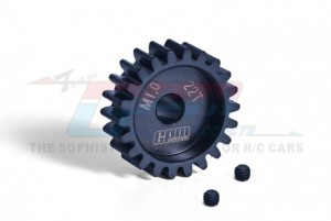 GPM MG5021TS 40Cr STEEL M1 5mm INNER MOTOR GEAR - 22T For TRAXXAS 1/6 XRT 8S 1/5 X-MAXX MONSTER - MG5022TS-BK