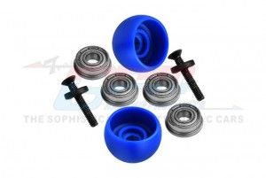 GPM MX040 SPECIAL MATERIAL LEAN BAR WHEELS LOS264003 FOR LOSI 1/4 PROMOTO-MX MOTORCYCLE - BLUE - MX040-B